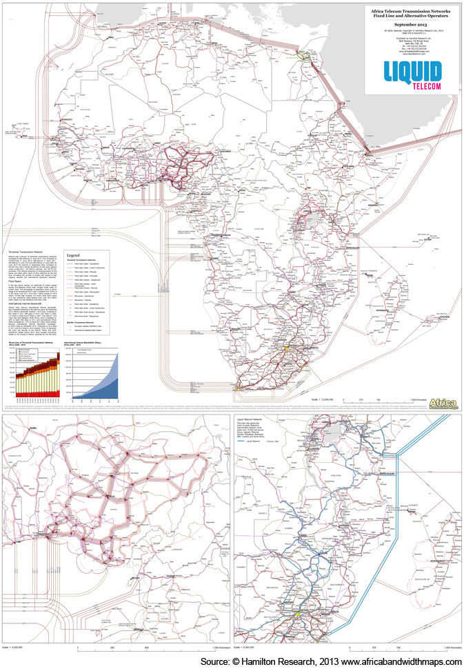 2013/4 Africa Telecom Transmission Map